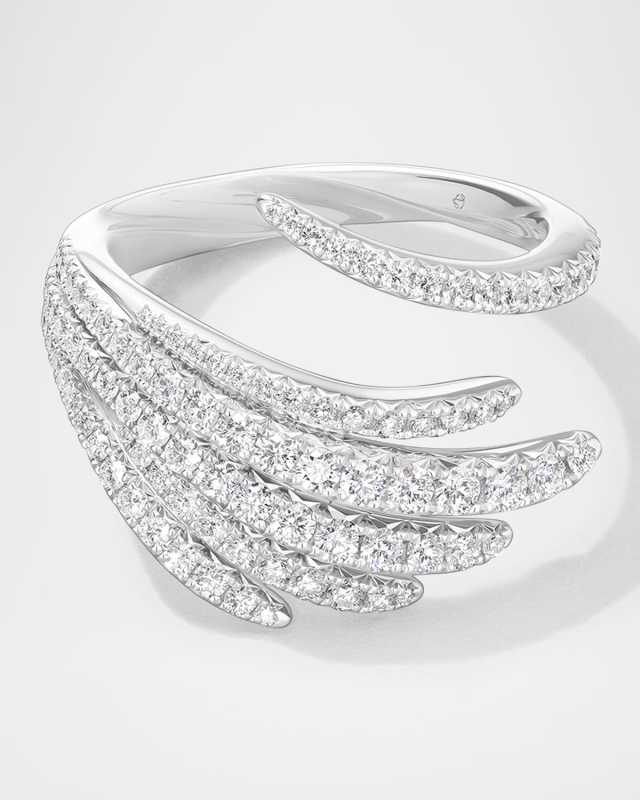 18K White Gold Vela Diamond Statement Ring